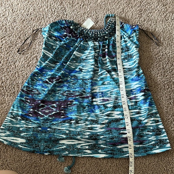 Vintage Wet Seal Beaded Halter Top Size XL - Picture 13 of 13